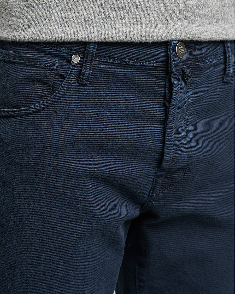 Hombres | Pantalones | Incotex | Bull Denim 5-Pocket Pants Navy