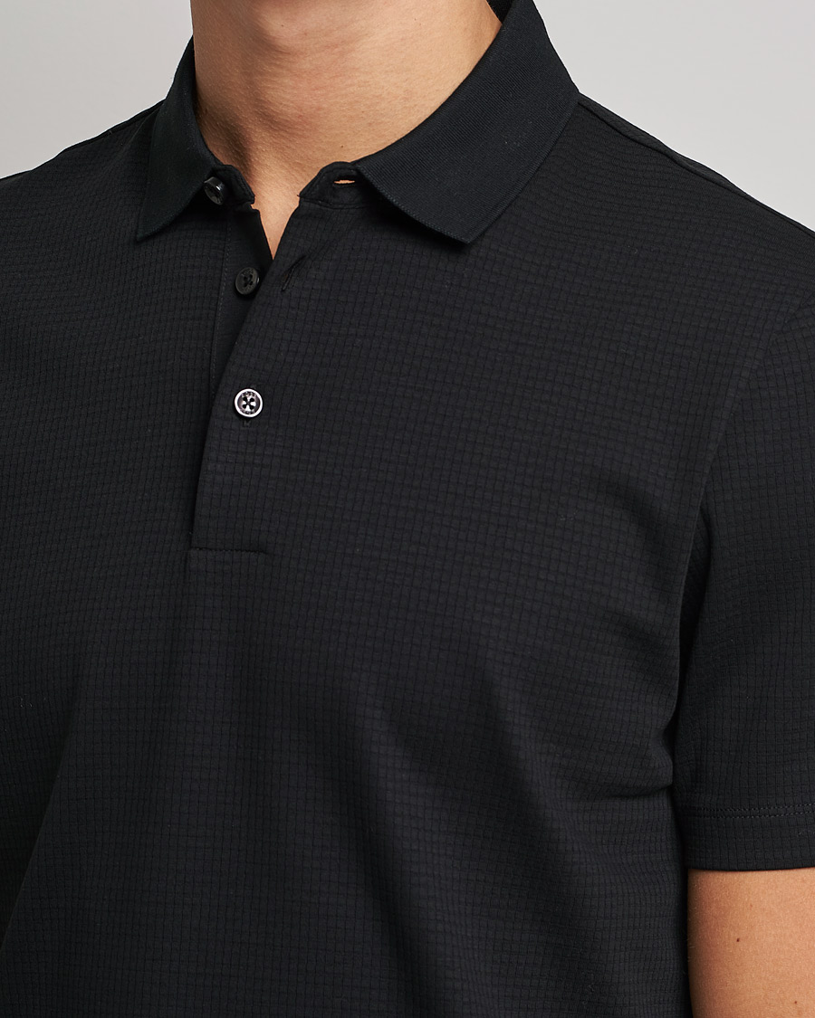 Hombres | Polos | BOSS BLACK | Pitton Waffle Polo Black