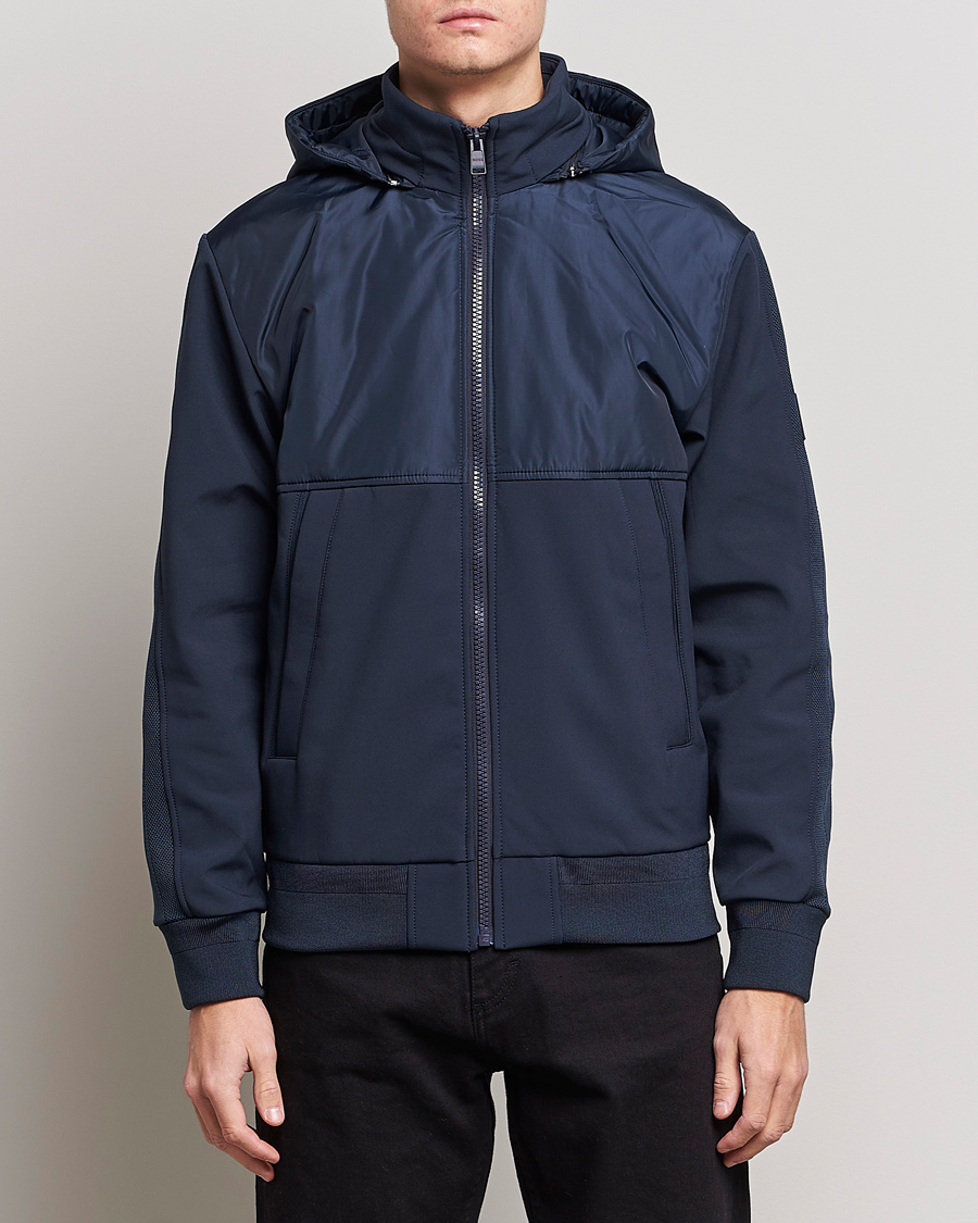 Hombres | Abrigos y chaquetas | BOSS BLACK | Seeger Hybrid Jacket Dark Blue