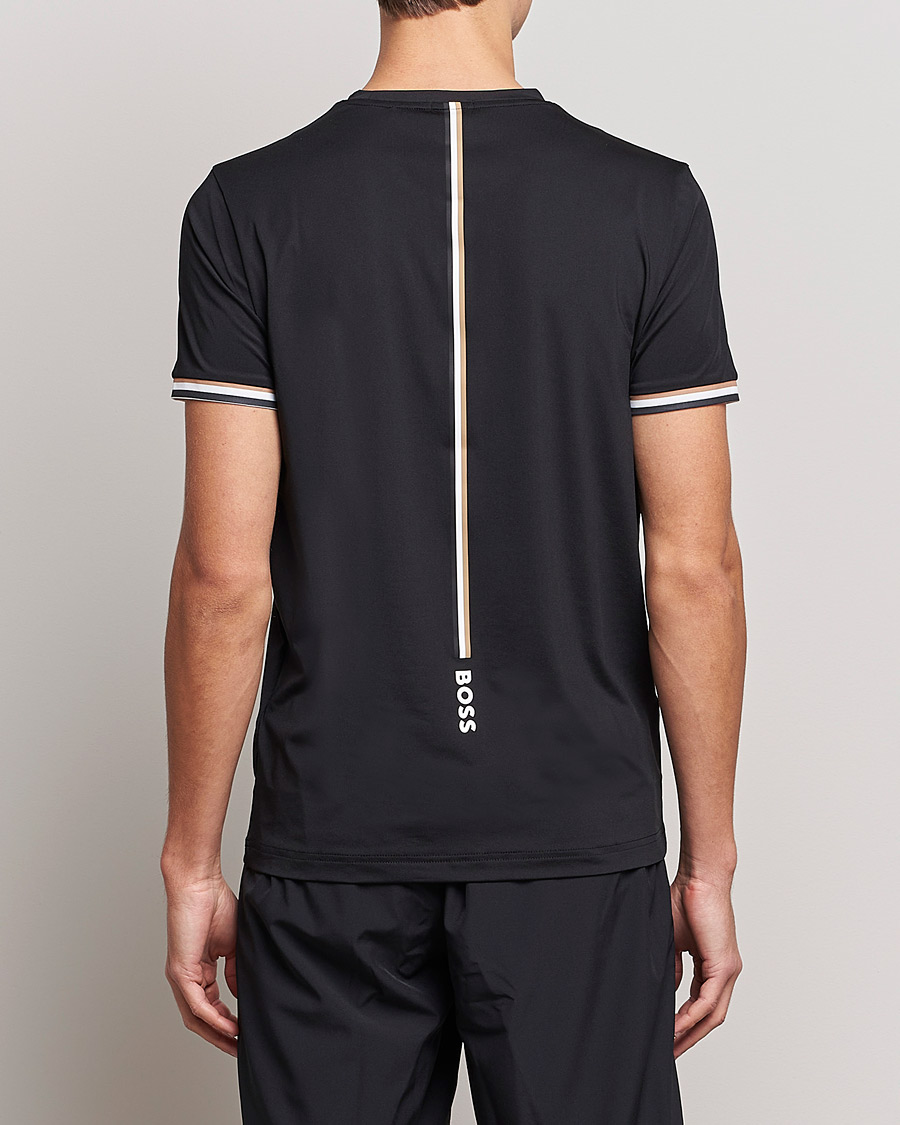 Hombres | Camisetas | BOSS GREEN | Performance MB Crew Neck T-Shirt Black