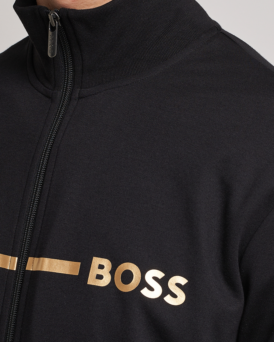 Hombres | Jerséis y prendas de punto | BOSS BLACK | Tracksuit Jacket Black/Gold