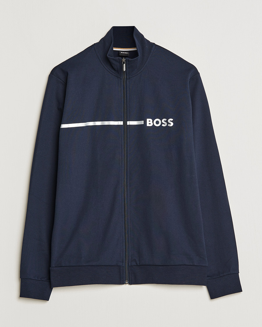 Hombres | Jerséis y prendas de punto | BOSS BLACK | Tracksuit Jacket Dark Blue