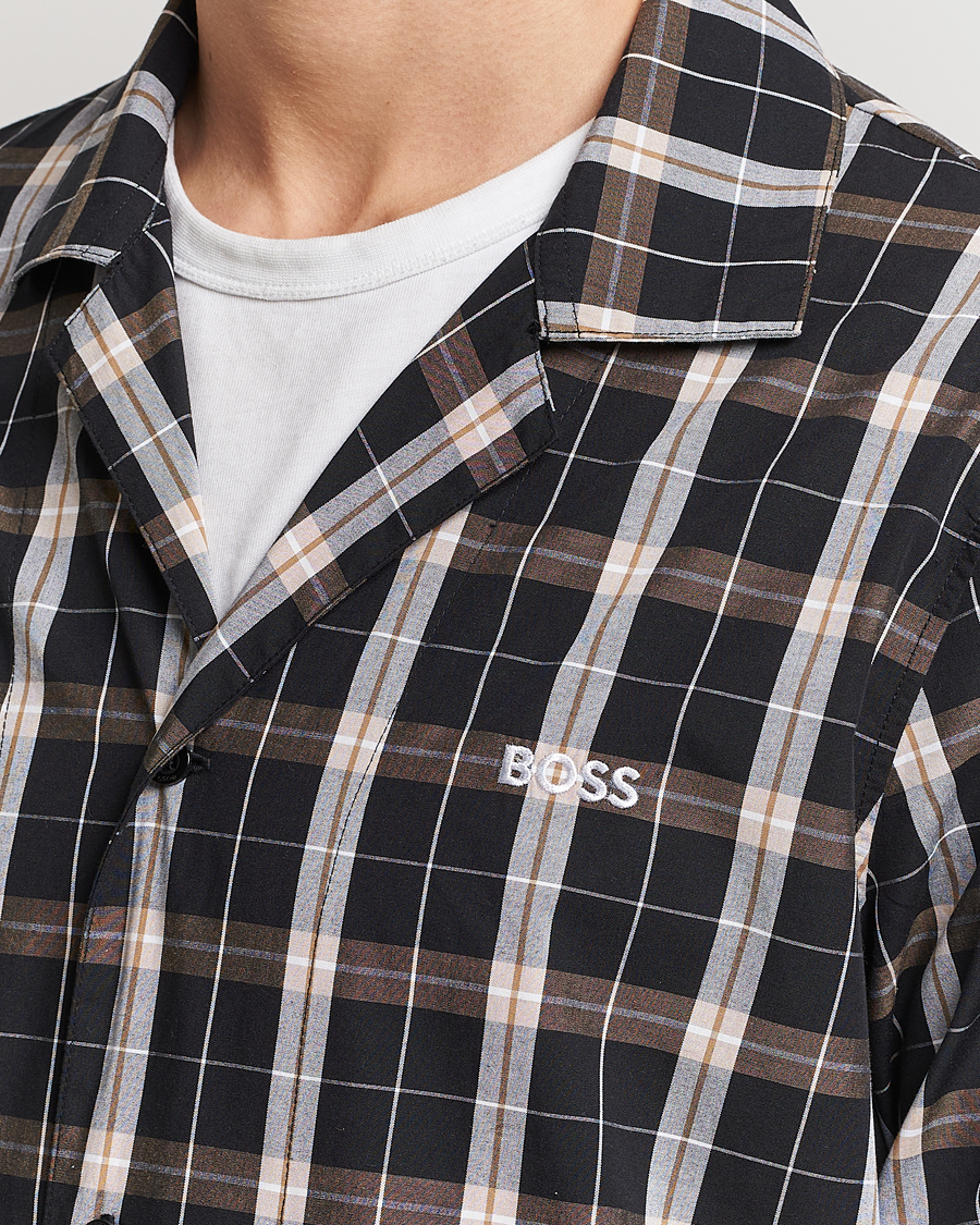 Hombres | Pijamas y batas | BOSS BLACK | Urban Checked Pyjama Set Black/Beige