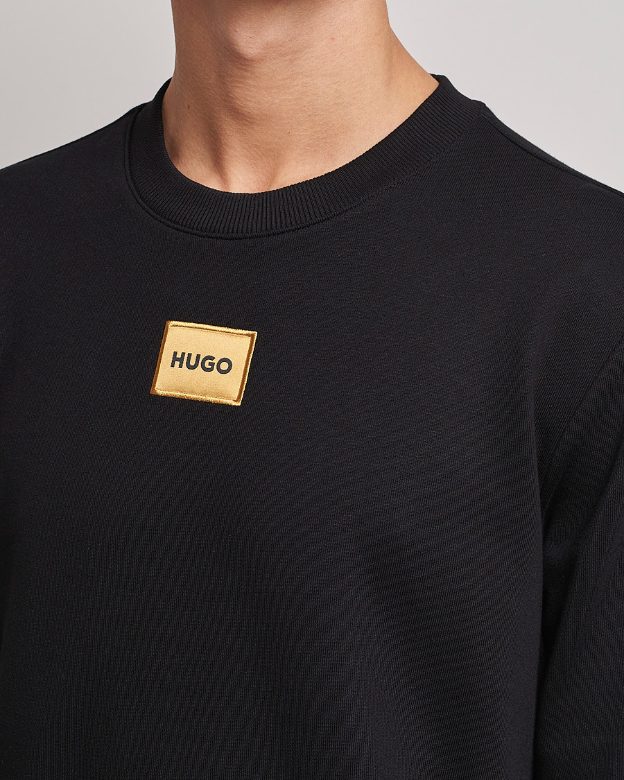 Hombres | Jerséis y prendas de punto | HUGO | Diragol Crew Neck Sweatshirt Black