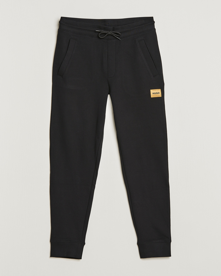 Hombres | Pantalones | HUGO | Doak Logo Sweatpants Black