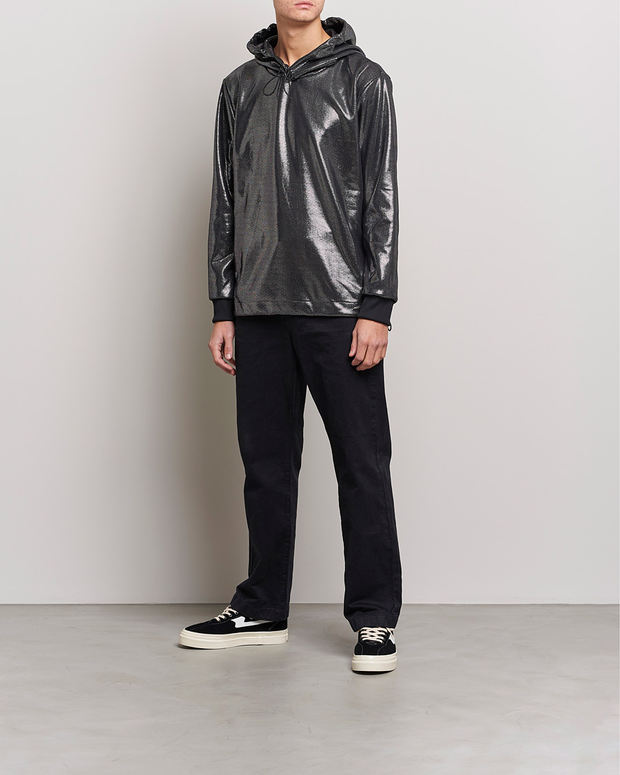 Hombres | Jerséis y prendas de punto | HUGO | Descolar Shiny Hoodie Black