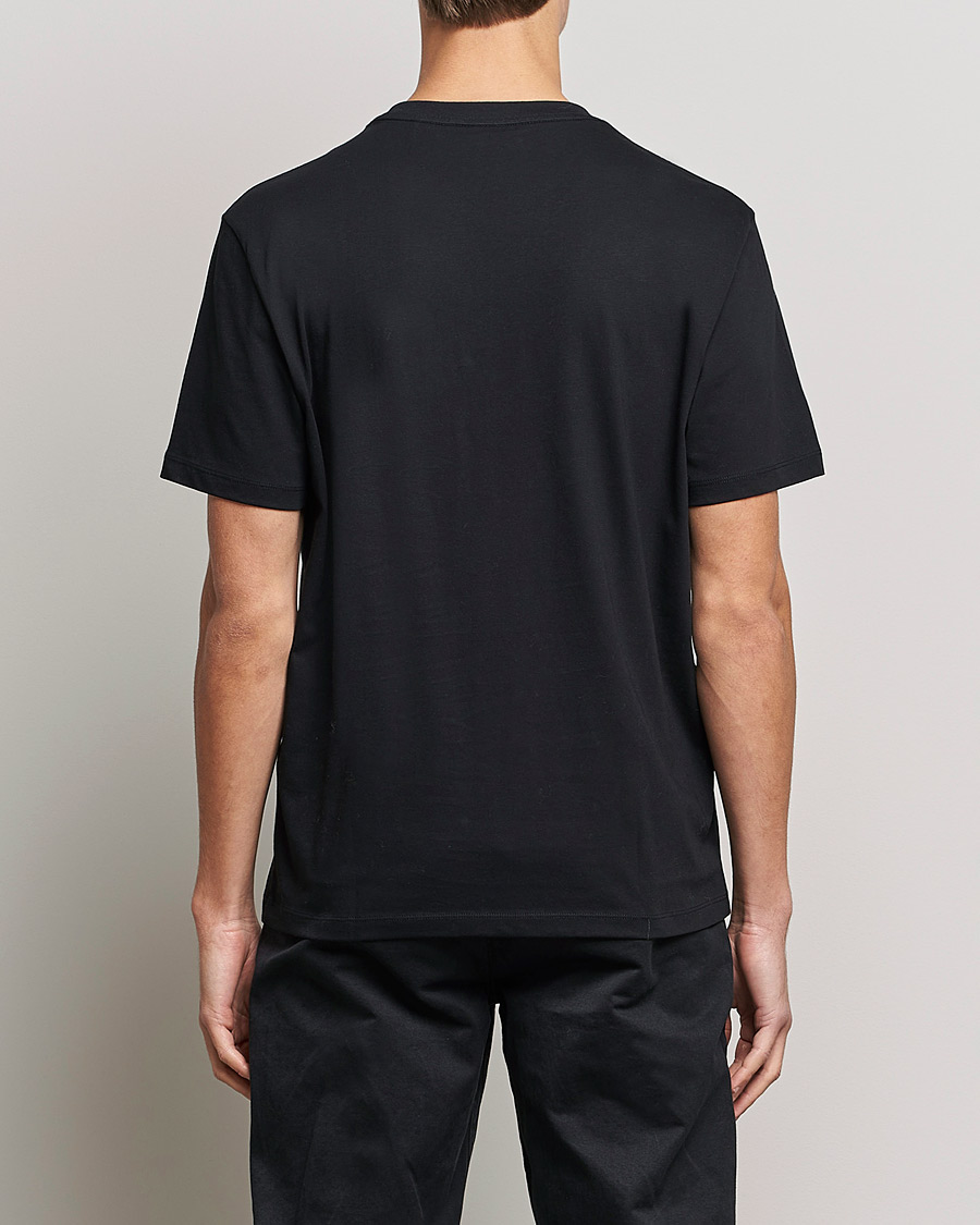 Hombres | Camisetas | HUGO | Deetah Logo Crew Neck T-Shirt Black