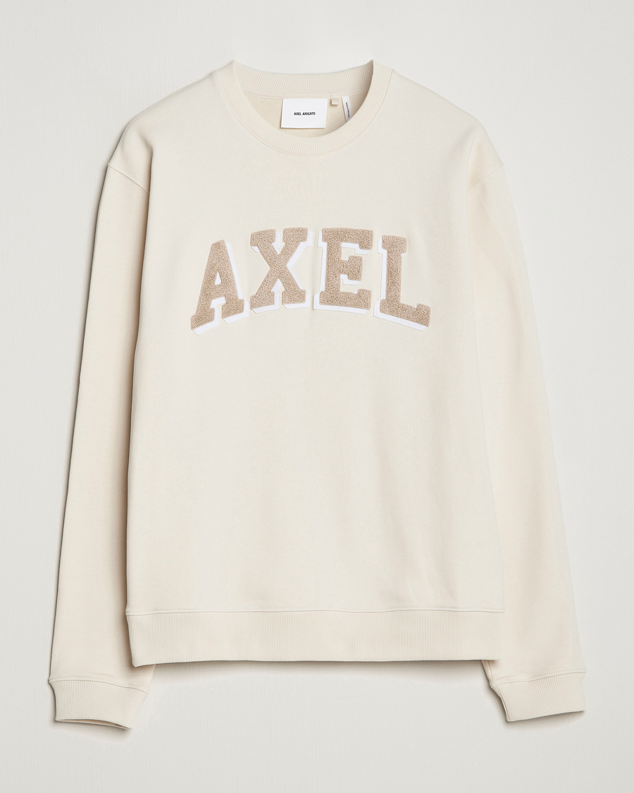 Hombres | Jerséis y prendas de punto | Axel Arigato | Axel Arc Sweatshirt Pale Beige
