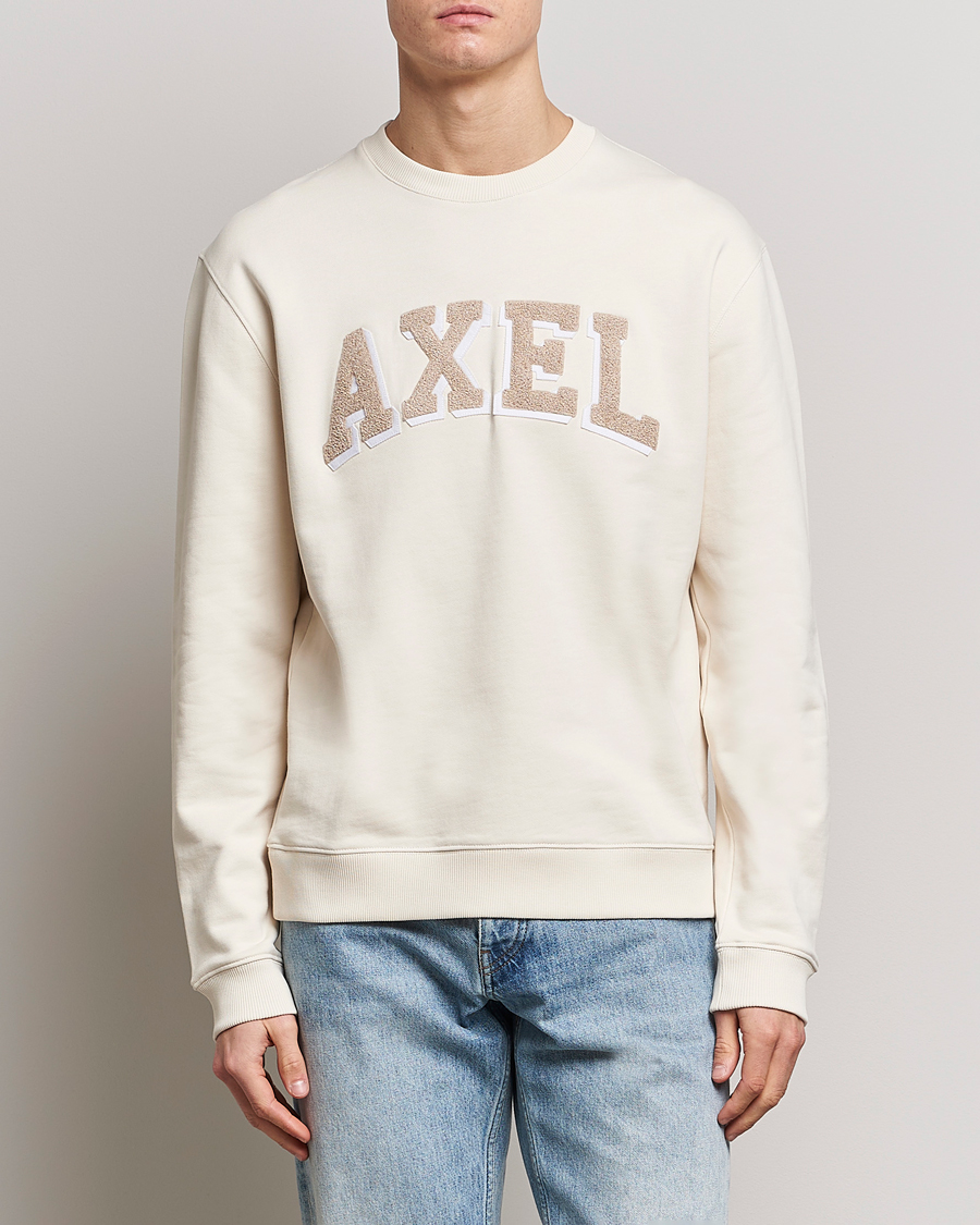 Hombres | Jerséis y prendas de punto | Axel Arigato | Axel Arc Sweatshirt Pale Beige