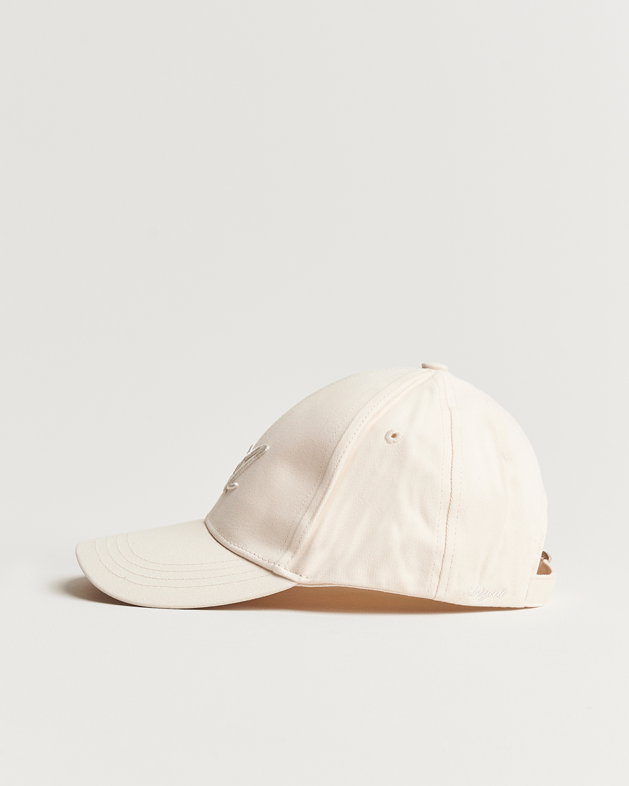 Hombres | Axel Arigato Signature Cap Ecru/Black | Axel Arigato | Signature Cap Ecru/Black