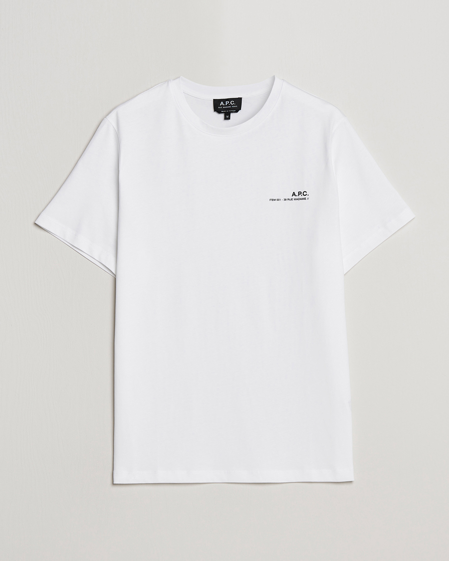 Hombres | Camisetas | A.P.C. | Item T-Shirt White