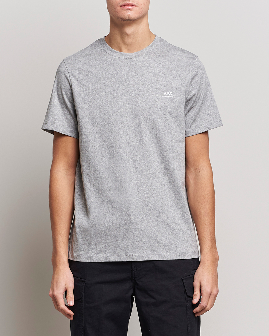 Hombres | Camisetas | A.P.C. | Item T-Shirt Heather Grey