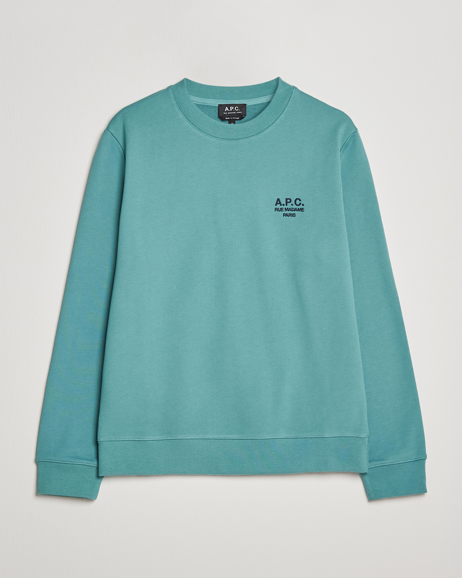 Hombres | Jerséis y prendas de punto | A.P.C. | Rider Sweatshirt Green