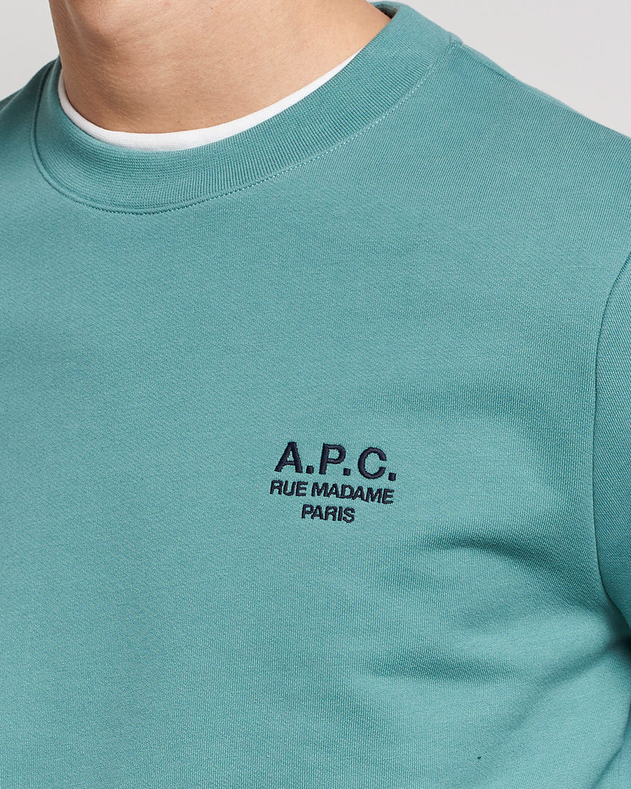 Hombres | Jerséis y prendas de punto | A.P.C. | Rider Sweatshirt Green