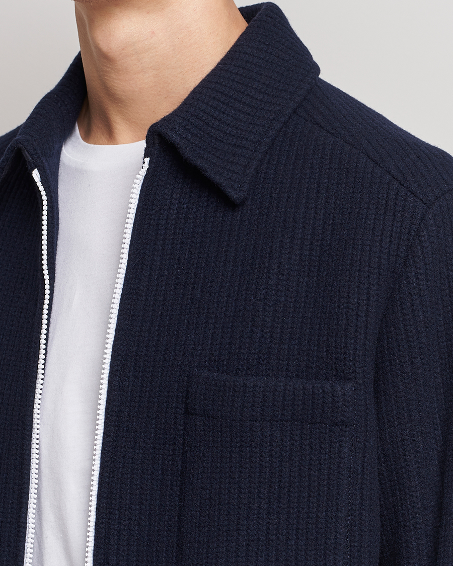 Hombres | Abrigos y chaquetas | A.P.C. | Wool Blouson Jacket Navy