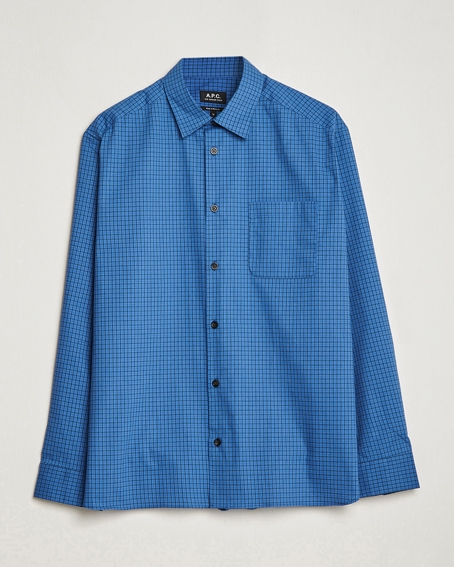 Hombres | Camisas | A.P.C. | Marlo Casual Shirt Blue Check