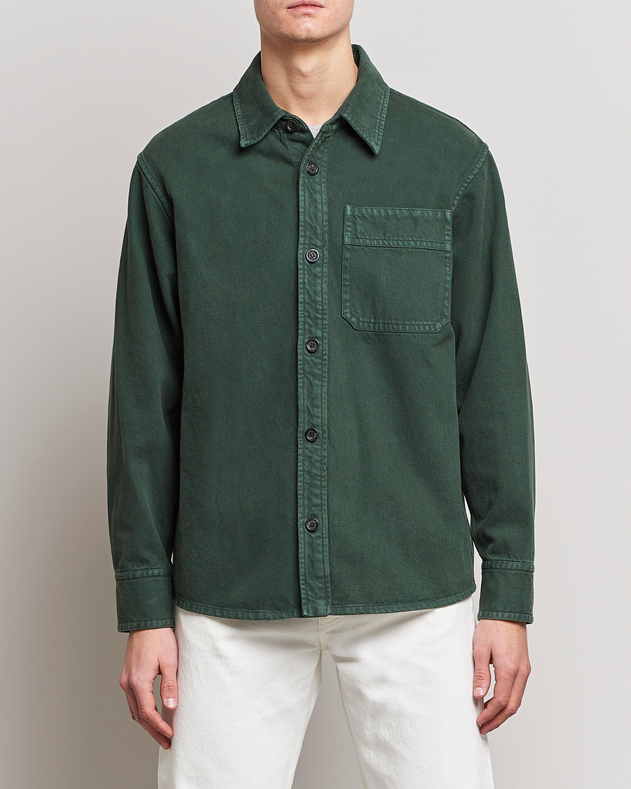 Hombres | Camisas | A.P.C. | Basile Shirt Jacket Dark Green