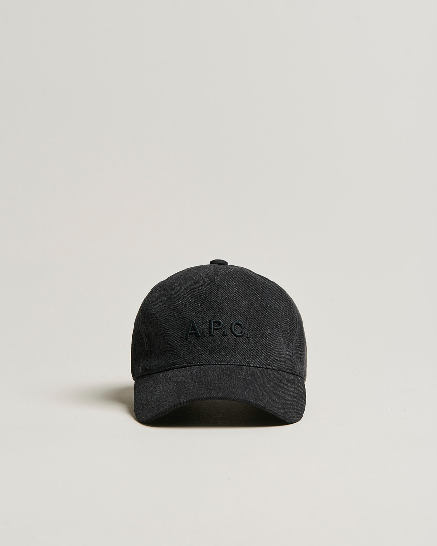 Hombres | A.P.C. Baseball Cap Black | A.P.C. | Baseball Cap Black