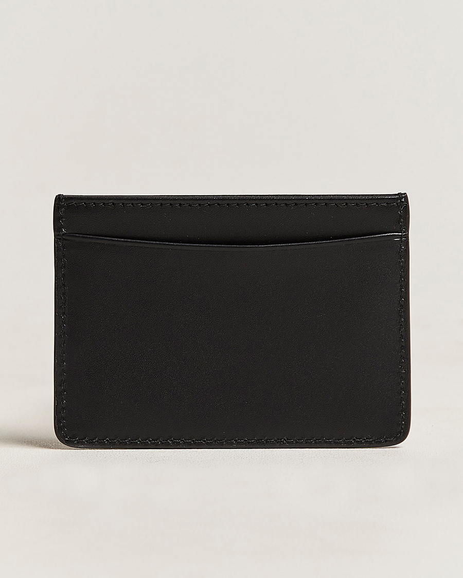Hombres |  | A.P.C. | Calf Leather Card Holder Black