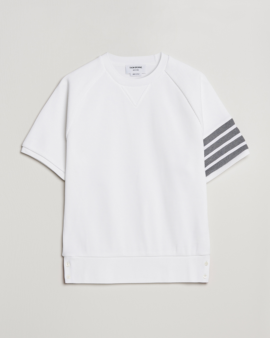Hombres | Camisetas | Thom Browne | Short Sleeve Sweatshirt White