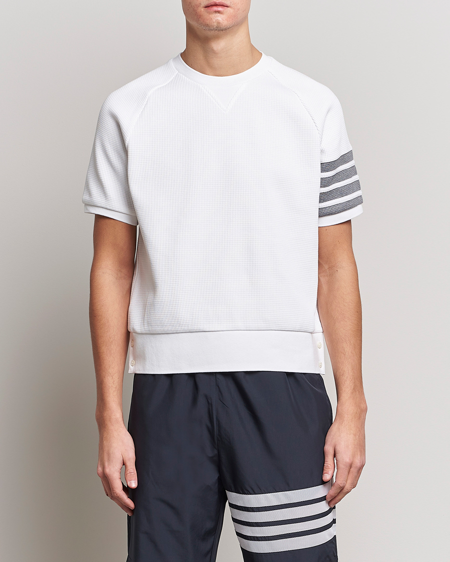 Hombres | Camisetas | Thom Browne | Short Sleeve Sweatshirt White