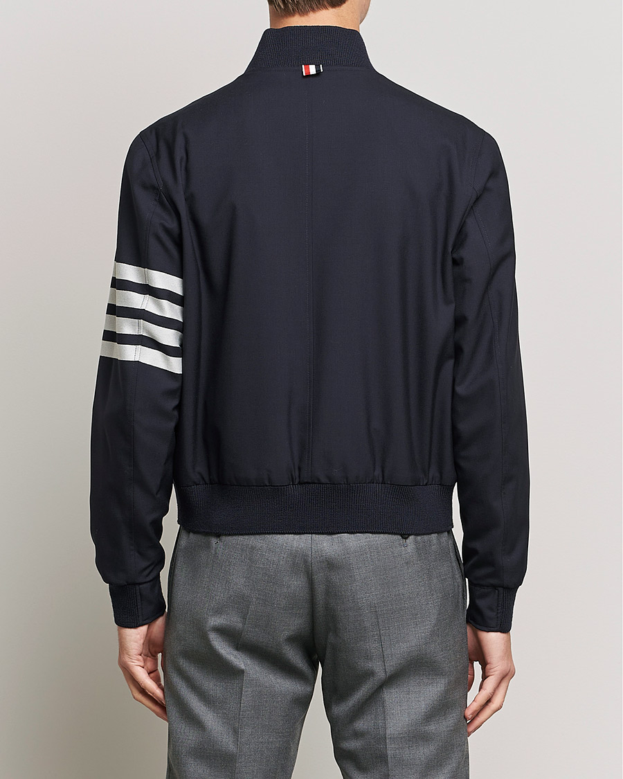 Hombres | Abrigos y chaquetas | Thom Browne | 4-Bar Blouson Jacket Navy