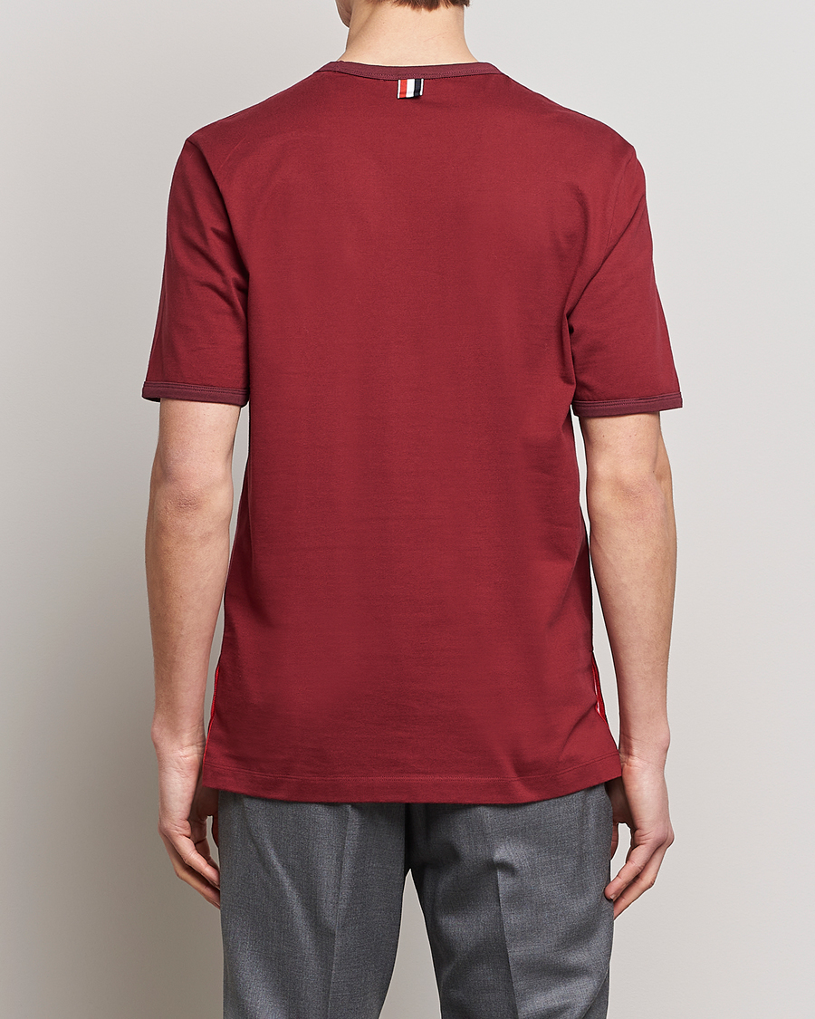 Hombres | Camisetas | Thom Browne | Jersey T-Shirt Burgundy