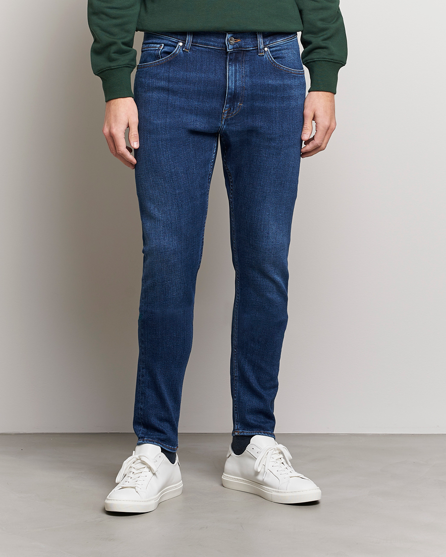 Hombres | Vaqueros | Tiger of Sweden | Evolve Organic Cotton Jeans Medium Blue