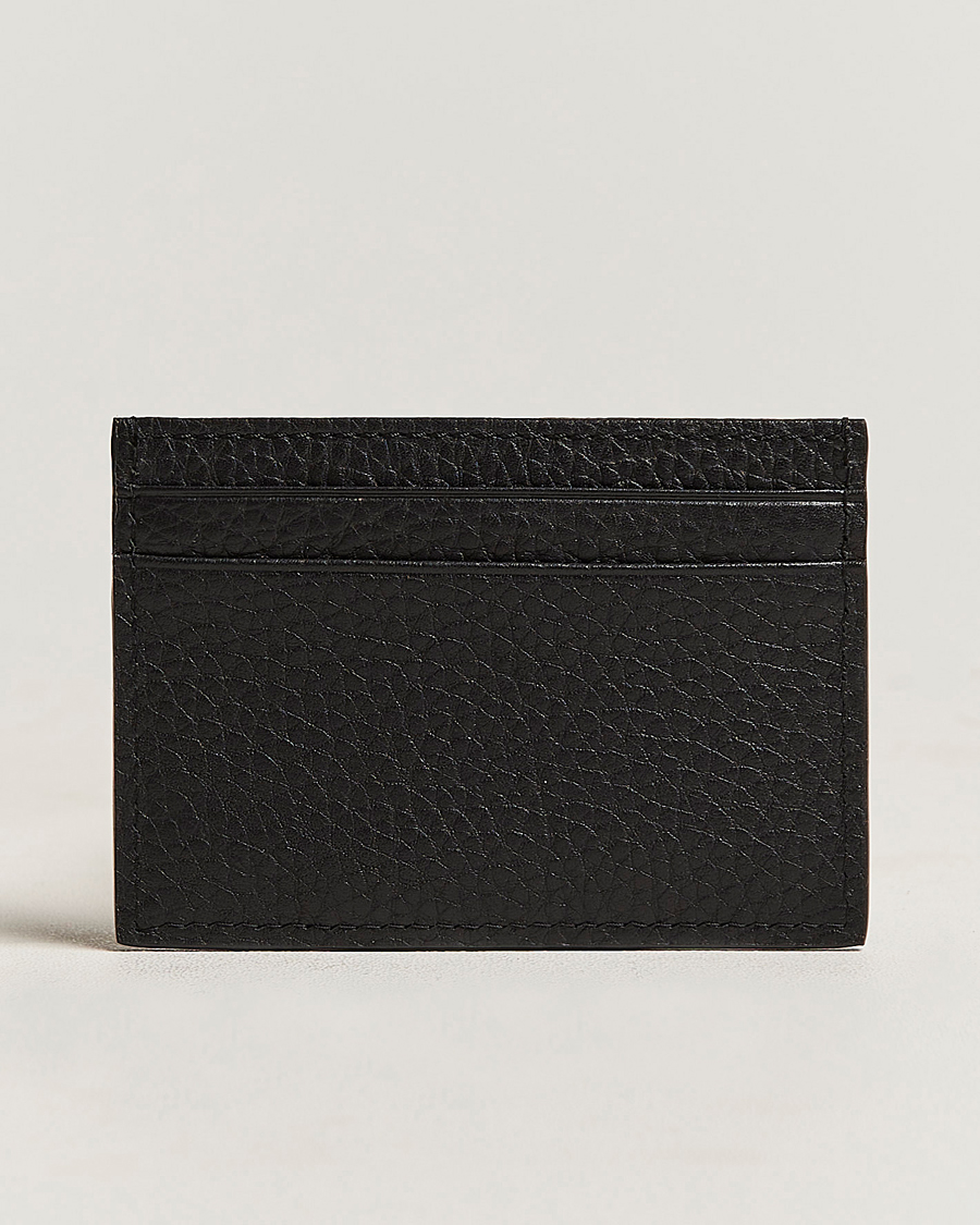 Hombres | Tiger of Sweden Wharf Cow Leather Cardholder Black | Tiger of Sweden | Wharf Cow Leather Cardholder Black