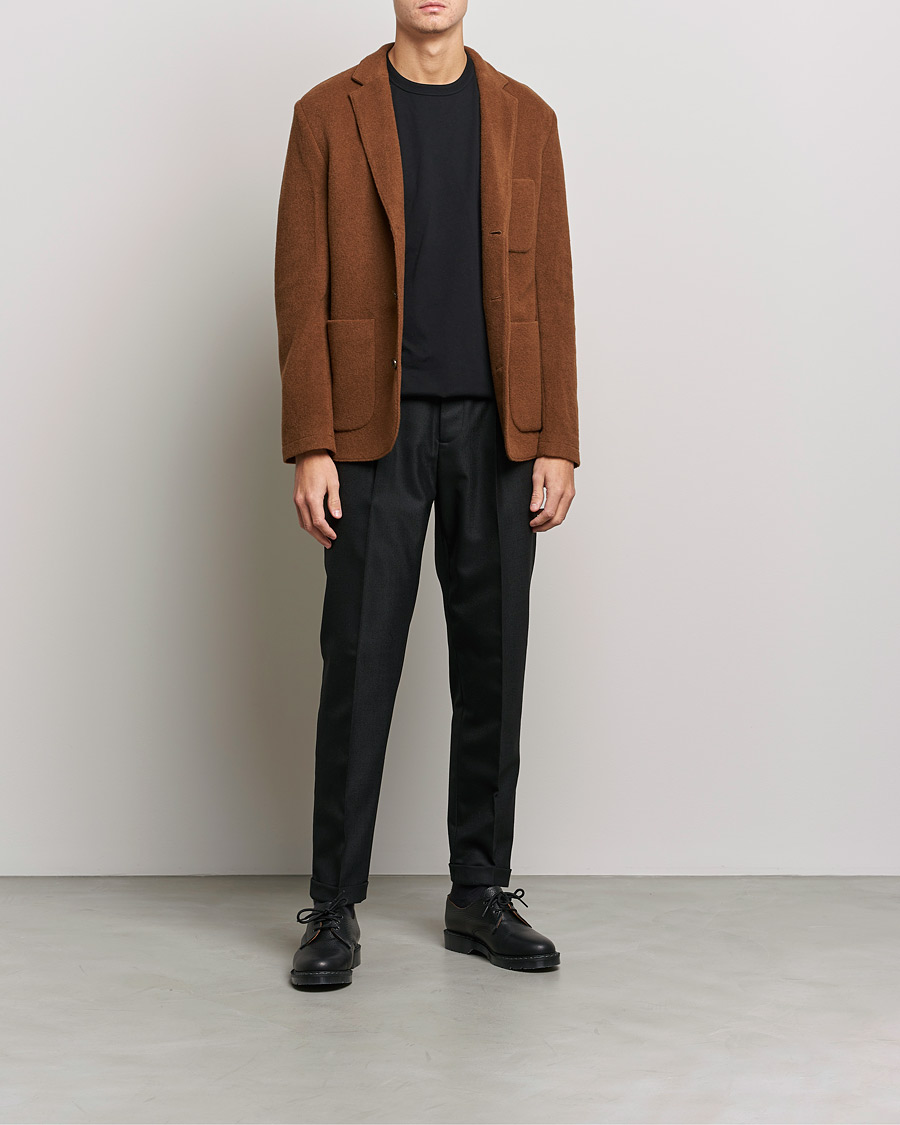 Hombres | Blazers | J.Lindeberg | Carlton Wool Cardigan Blazer Chipmunk