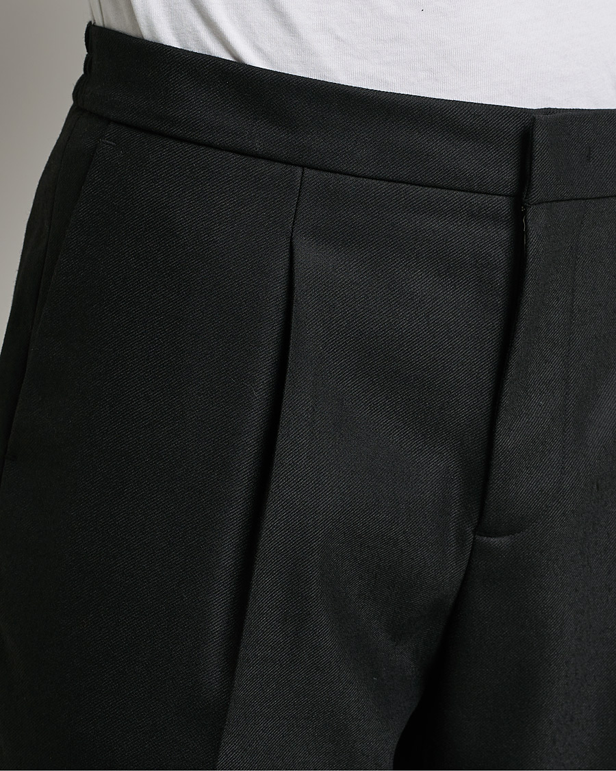 Hombres | Pantalones | J.Lindeberg | Sasha Wool Twill Pants Black