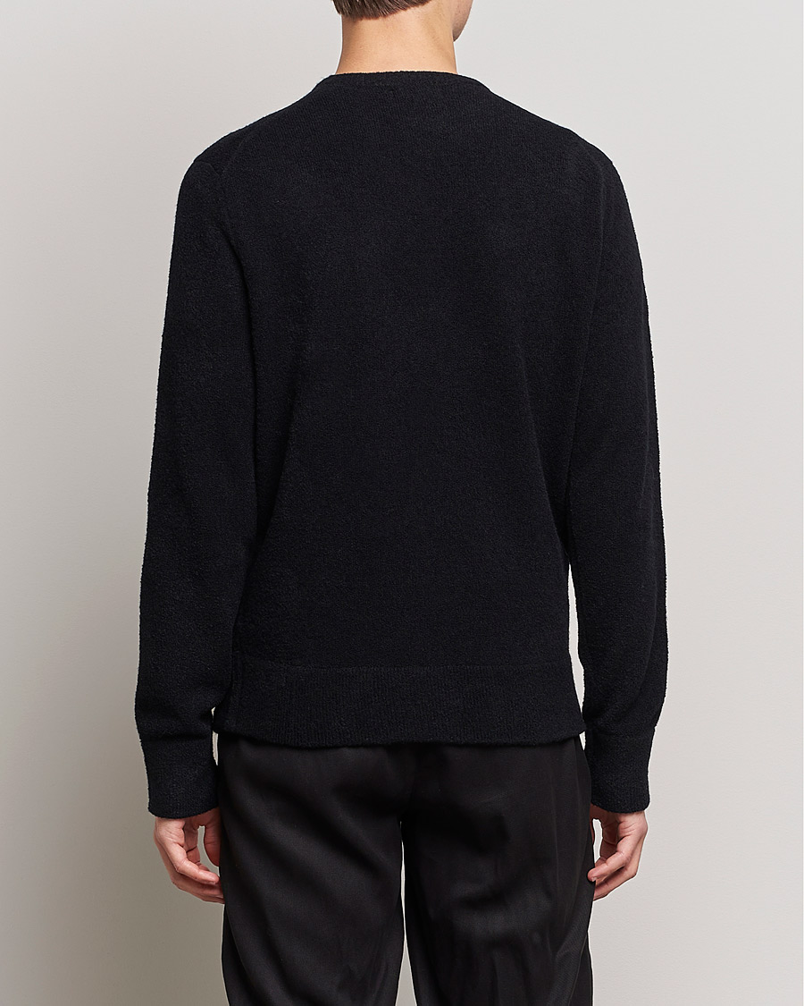 Hombres | Jerséis y prendas de punto | J.Lindeberg | Yuri Merino Logo Crew Neck Sweater Black