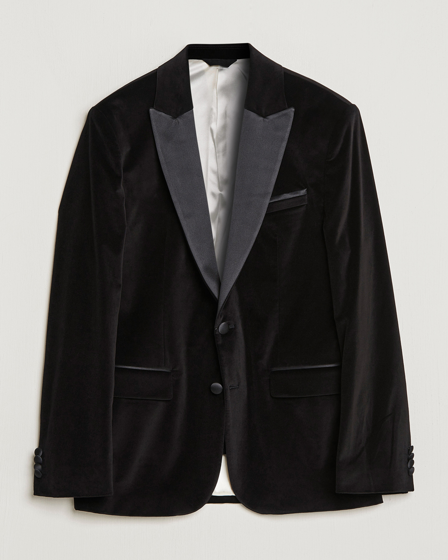 Hombres | Blazers | J.Lindeberg | Lenny Velvet Blazer Black