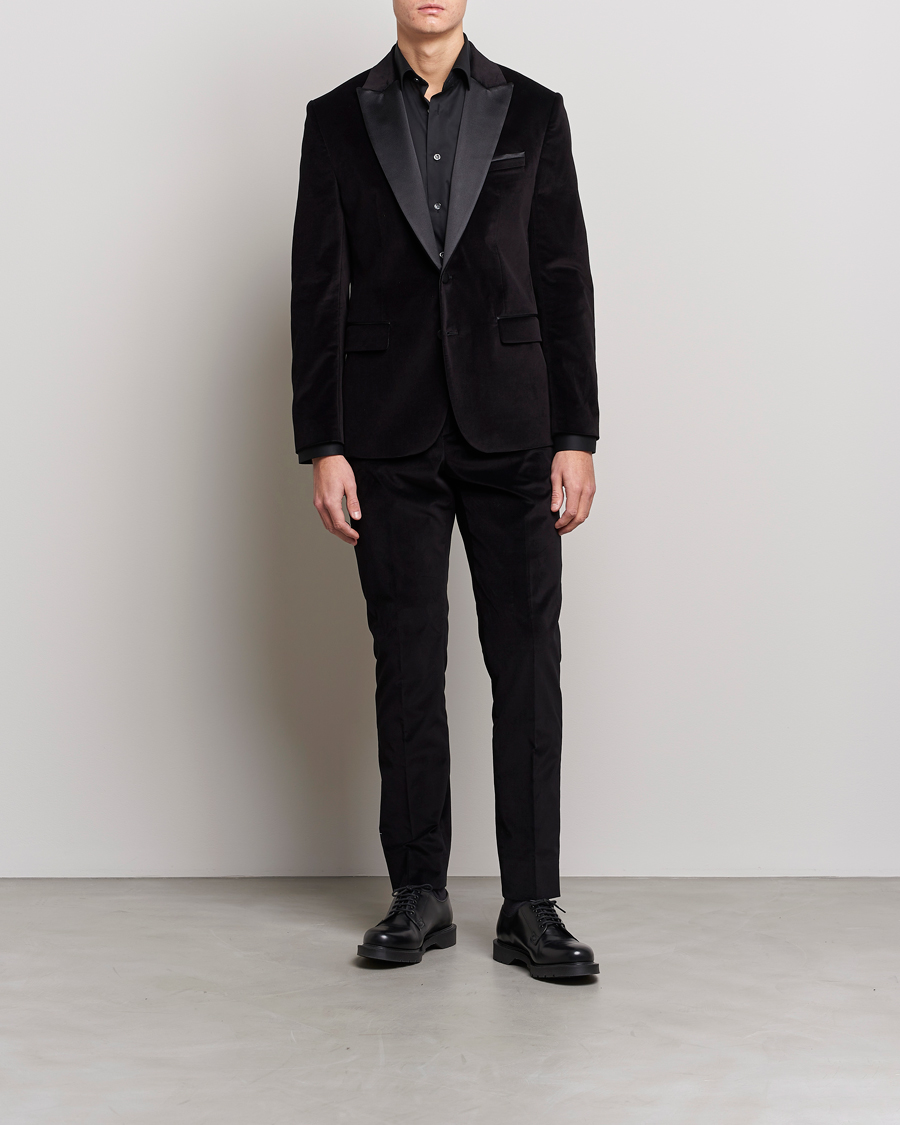 Hombres | Blazers | J.Lindeberg | Lenny Velvet Blazer Black