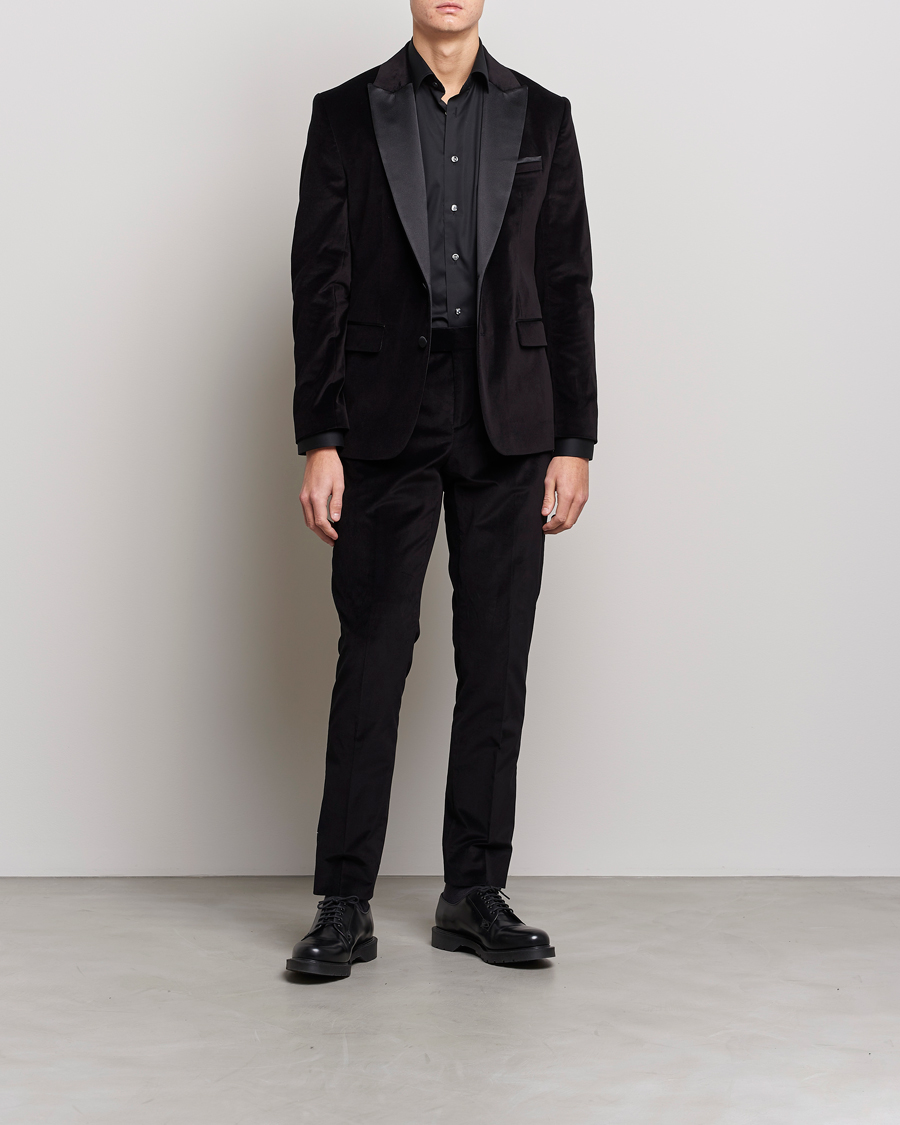 Hombres | Pantalones | J.Lindeberg | Liam Velvet Trousers Black
