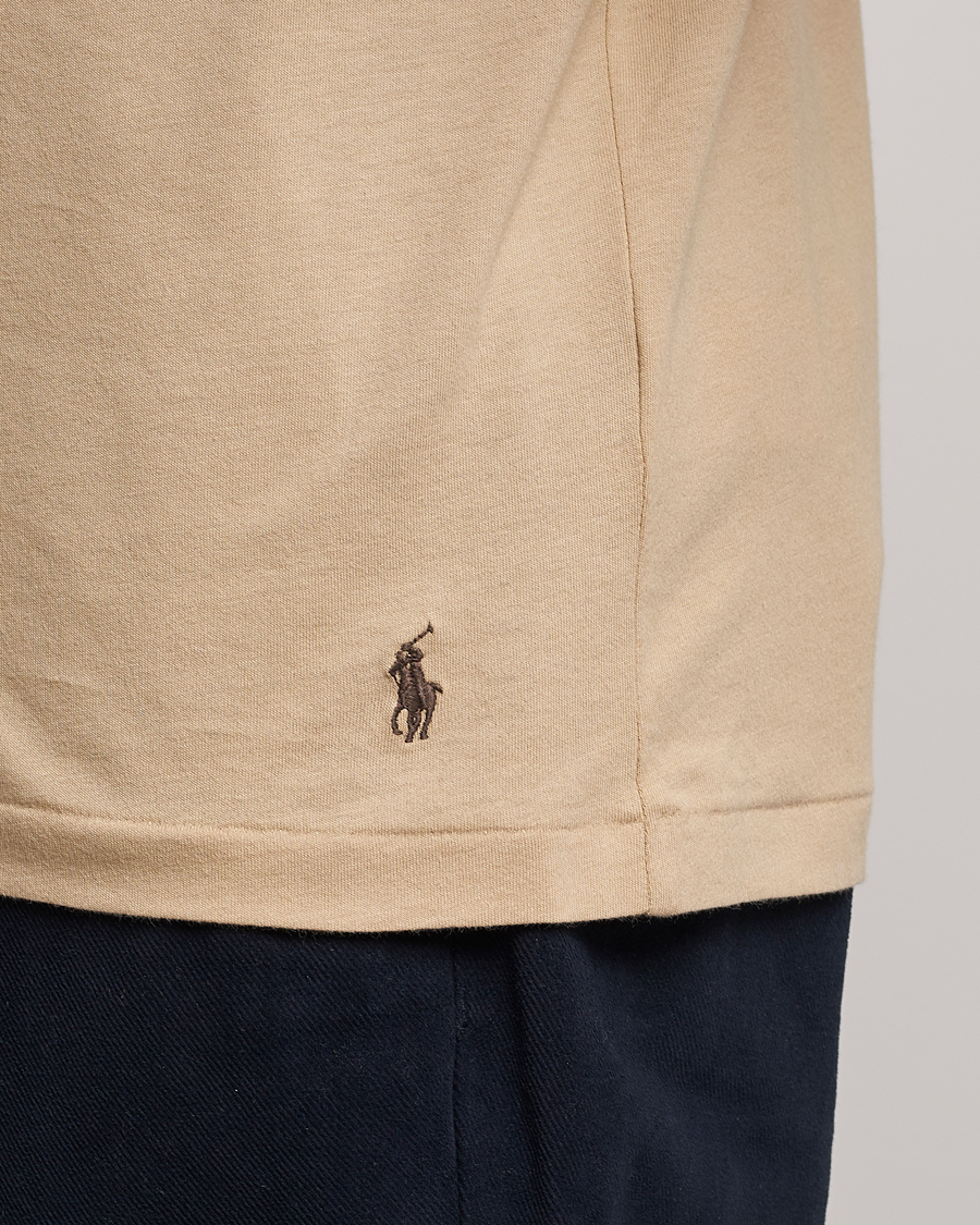 Hombres | Camisetas | Polo Ralph Lauren | 3-Pack Crew Neck T-Shirt Grey/Navy/Sand Dune