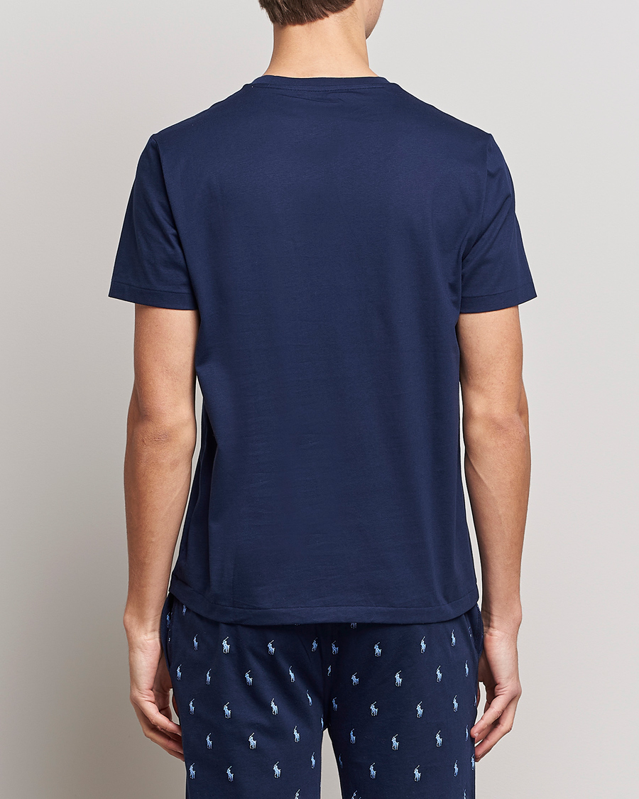 Hombres | Camisetas | Polo Ralph Lauren | Cotton Logo Crew Neck T-Shirt Navy