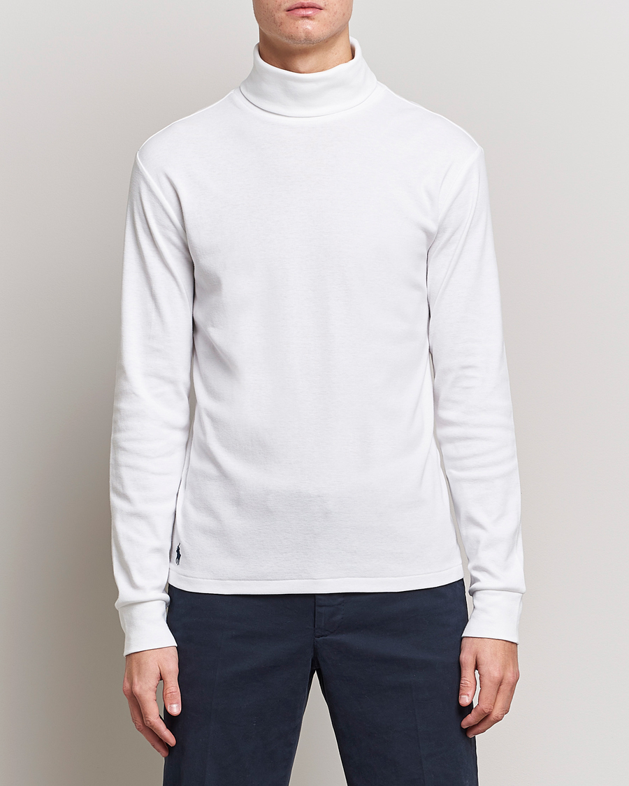 Hombres | Jerséis y prendas de punto | Polo Ralph Lauren | Rib Knitted Polo White