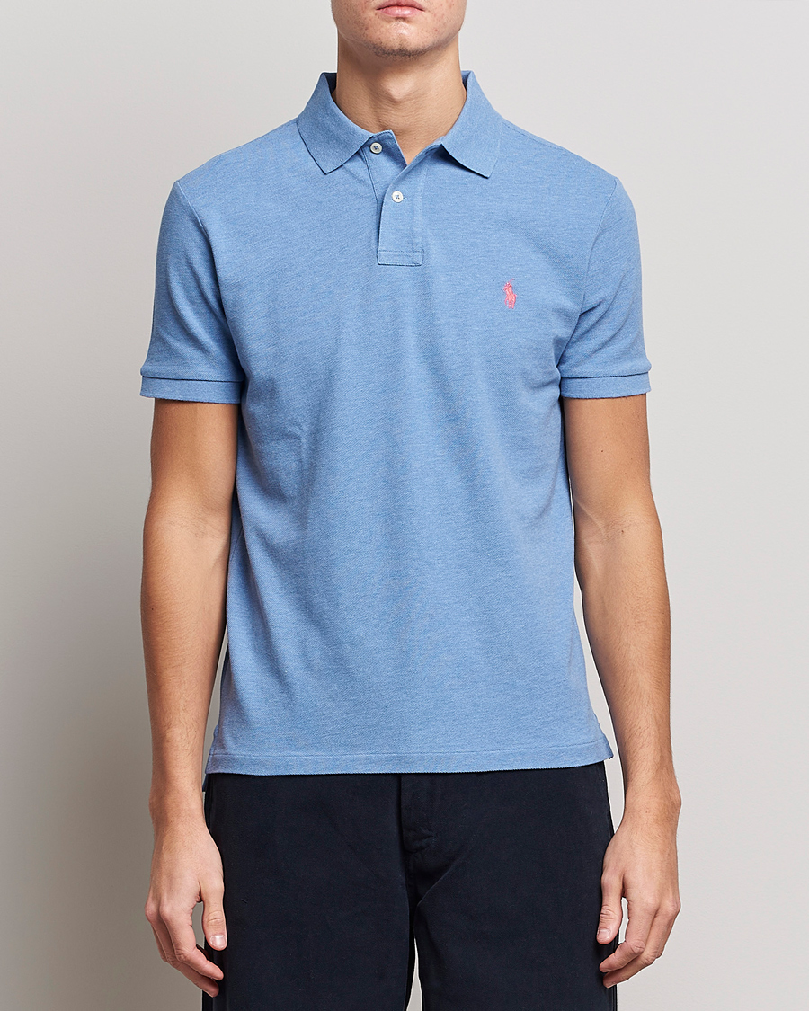 Hombres | Polos | Polo Ralph Lauren | Custom Slim Fit Polo Soft Royal Heather