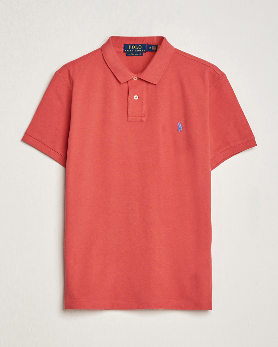 Hombres | Polos | Polo Ralph Lauren | Custom Slim Fit Polo Starboard Red