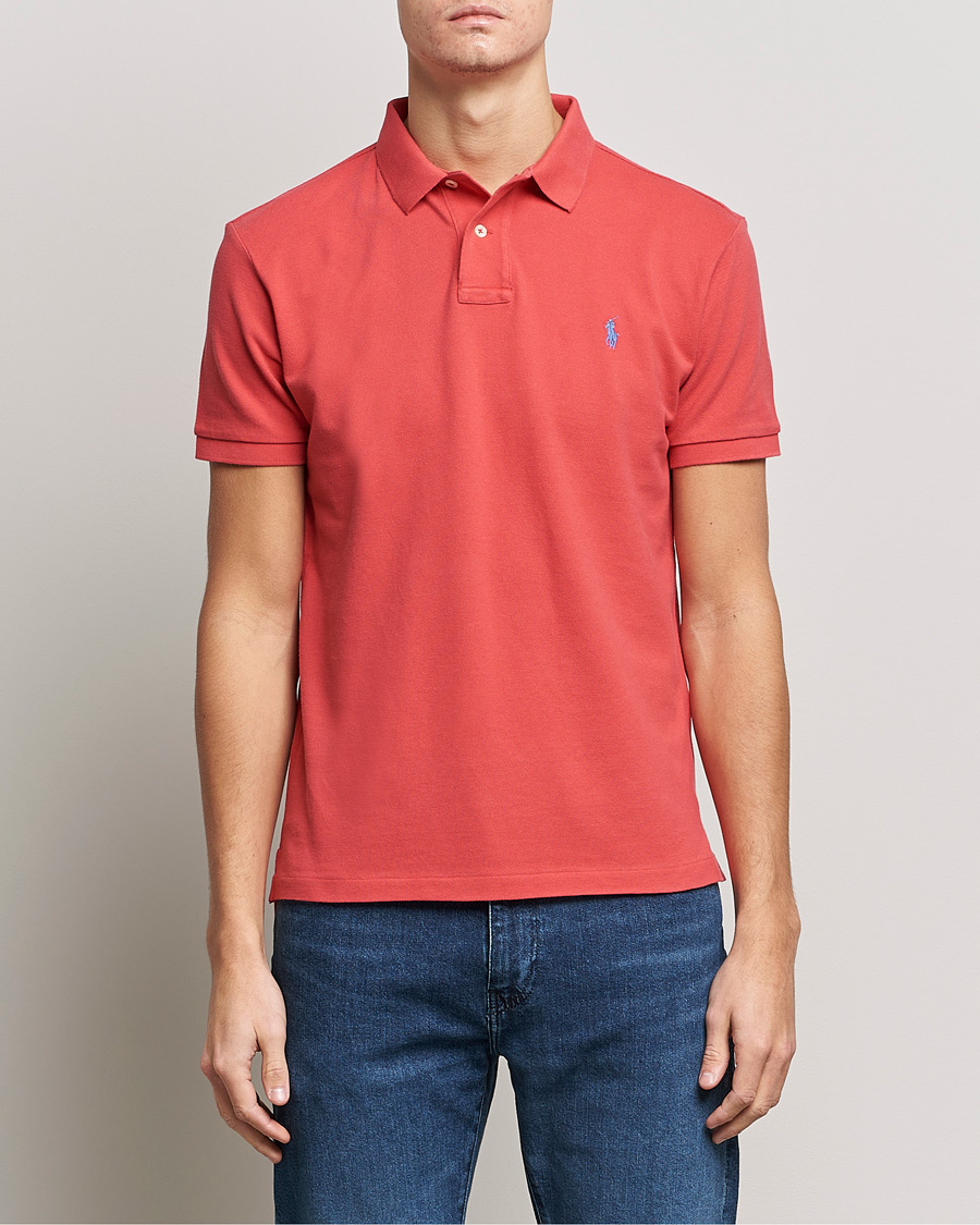 Hombres | Polos | Polo Ralph Lauren | Custom Slim Fit Polo Starboard Red
