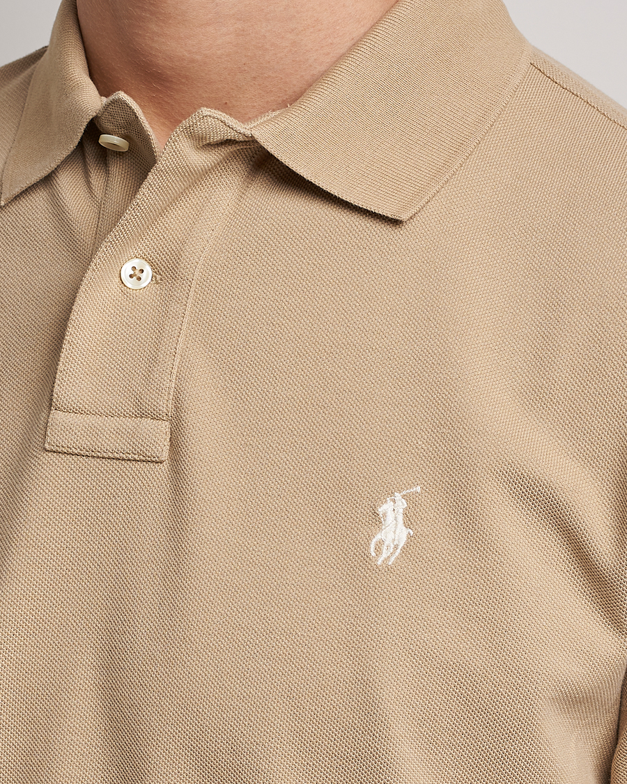 Hombres | Polos | Polo Ralph Lauren | Custom Slim Fit Polo Coastal Beige