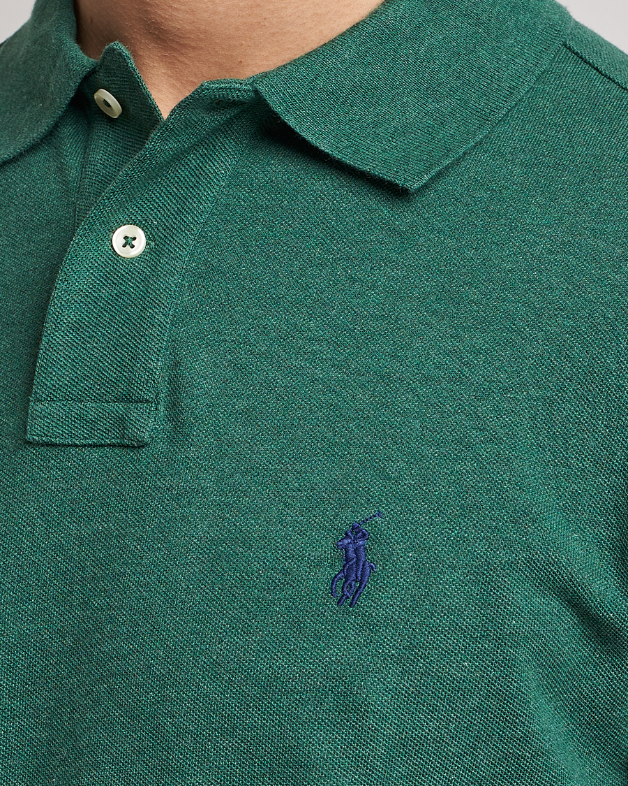 Hombres | Jerséis y prendas de punto | Polo Ralph Lauren | Custom Slim Fit Long Sleeve Polo Verano Green Heather
