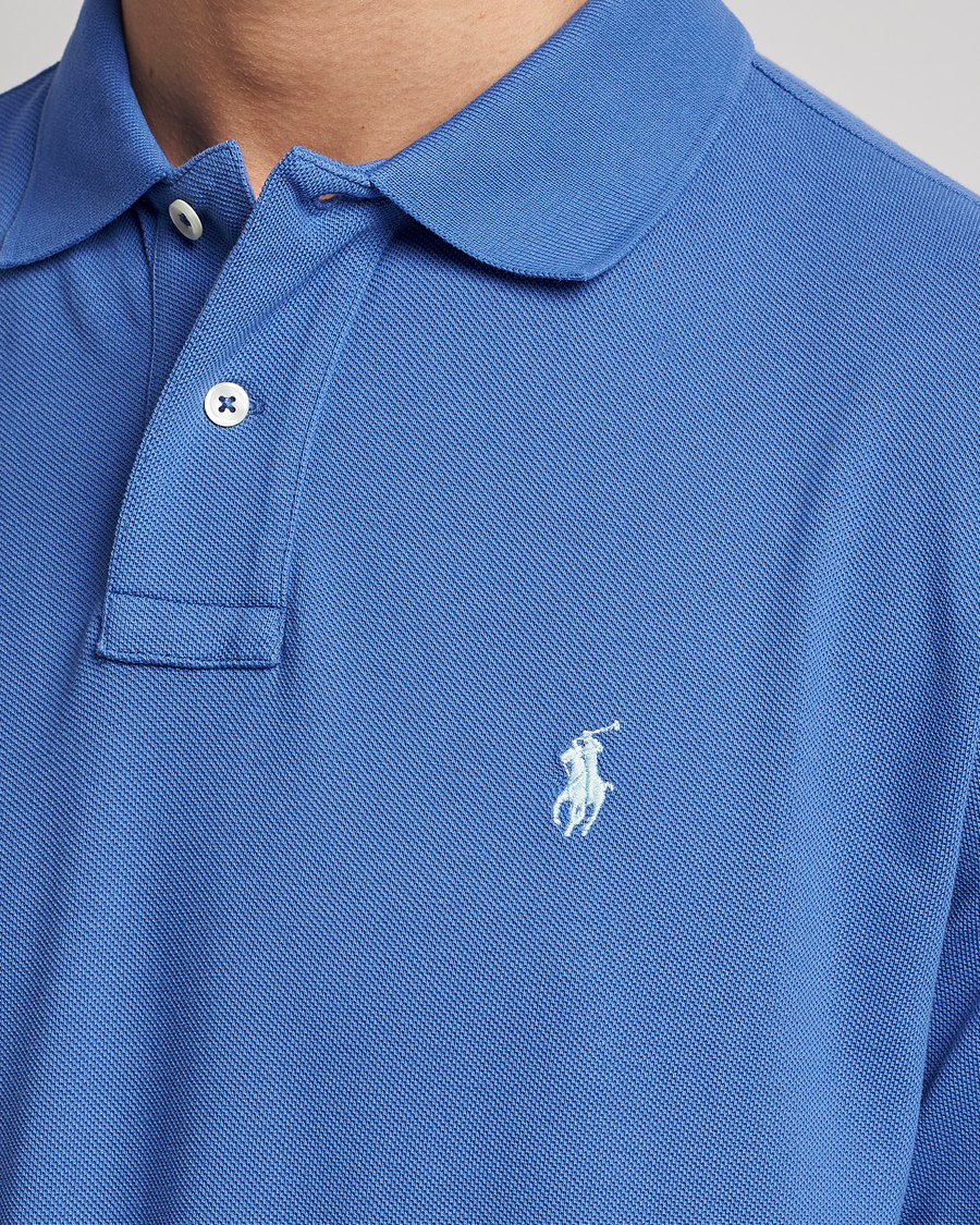 Hombres | Jerséis y prendas de punto | Polo Ralph Lauren | Custom Slim Fit Long Sleeve Polo Maidstone Blue