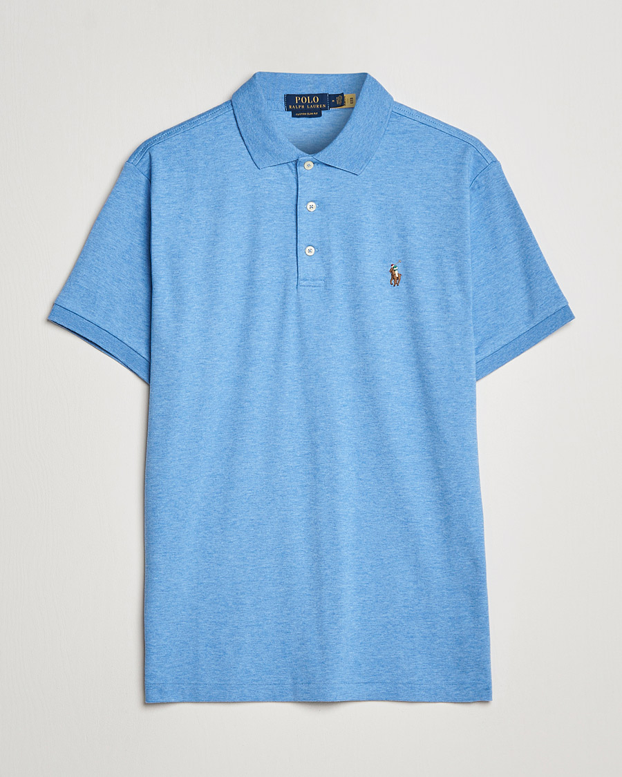 Hombres | Polos | Polo Ralph Lauren | Luxury Pima Cotton Polo Soft Royal Heather