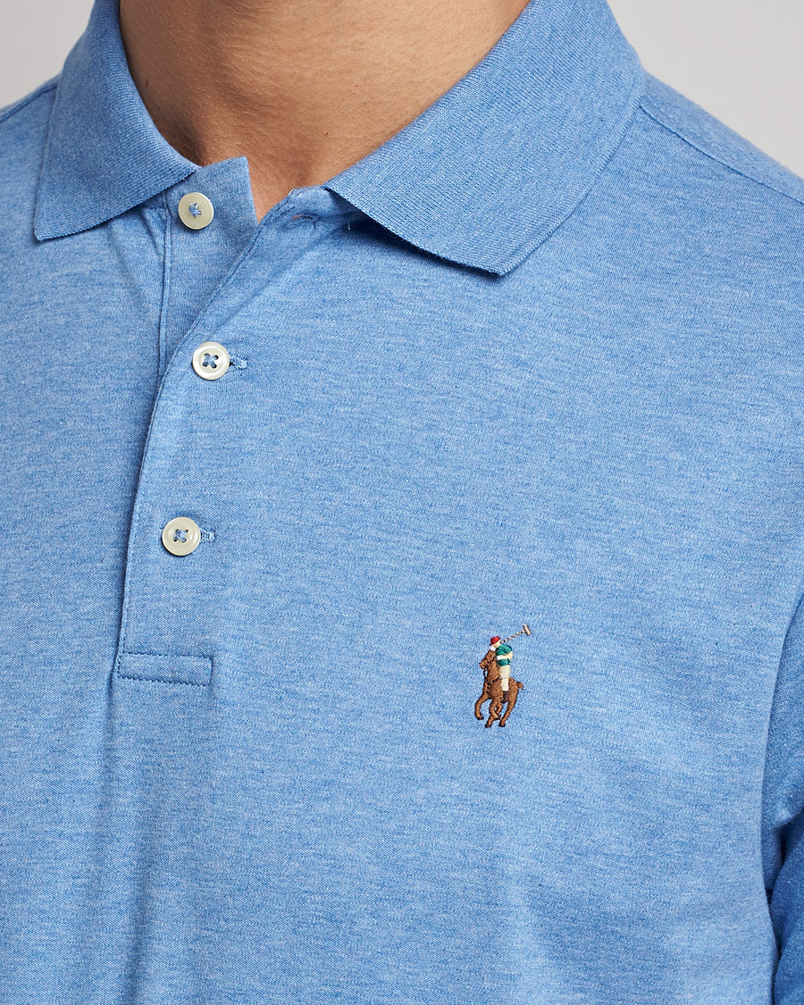 Hombres | Polos | Polo Ralph Lauren | Luxury Pima Cotton Polo Soft Royal Heather