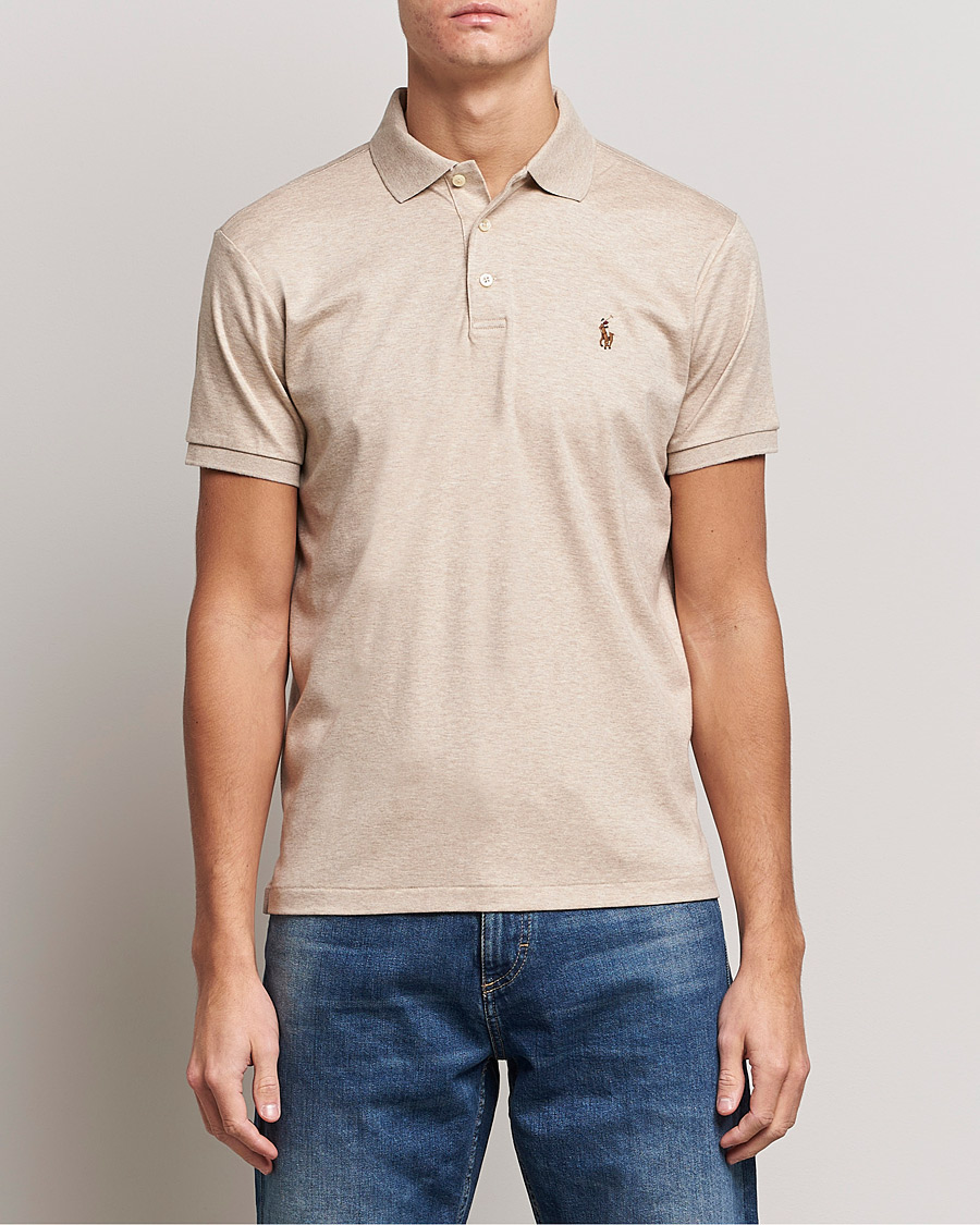 Hombres | Polos | Polo Ralph Lauren | Luxury Pima Cotton Polo Sand Heather