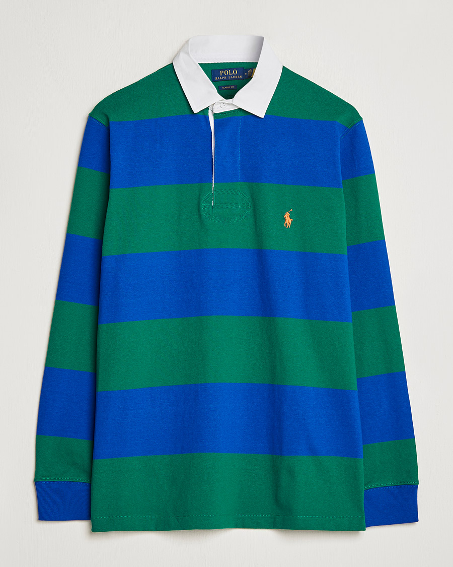 Hombres | Jerséis y prendas de punto | Polo Ralph Lauren | Jersey Striped Rugger Blue/Green