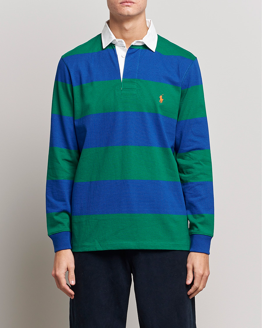 Hombres | Jerséis y prendas de punto | Polo Ralph Lauren | Jersey Striped Rugger Blue/Green