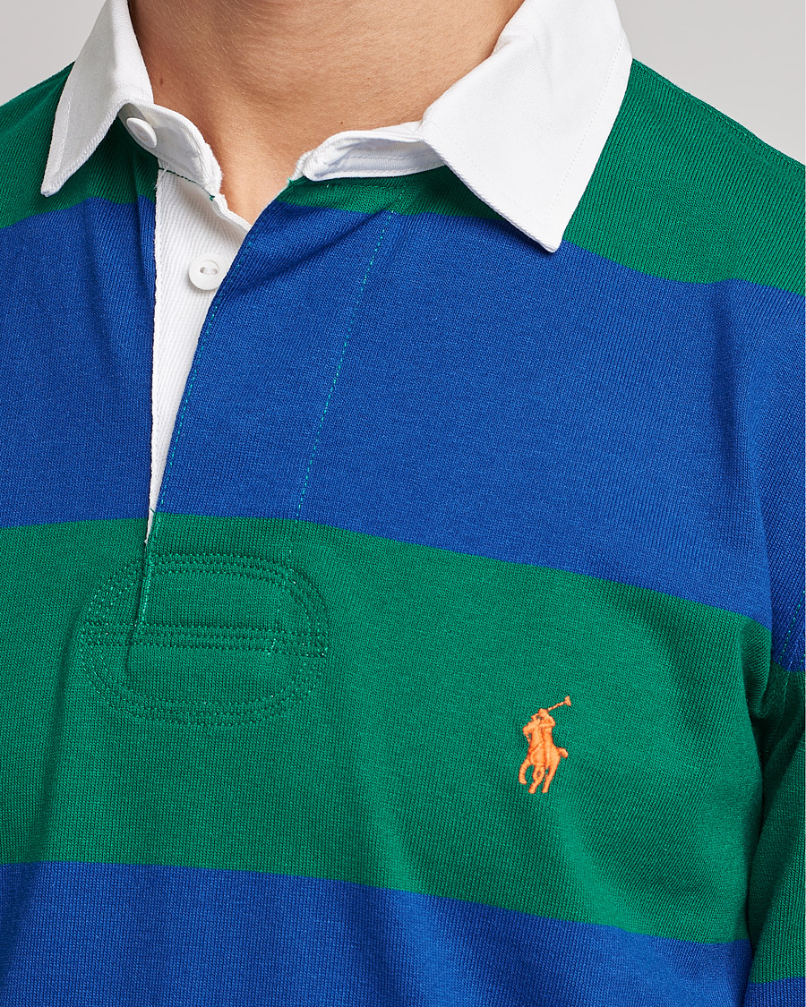 Hombres | Jerséis y prendas de punto | Polo Ralph Lauren | Jersey Striped Rugger Blue/Green